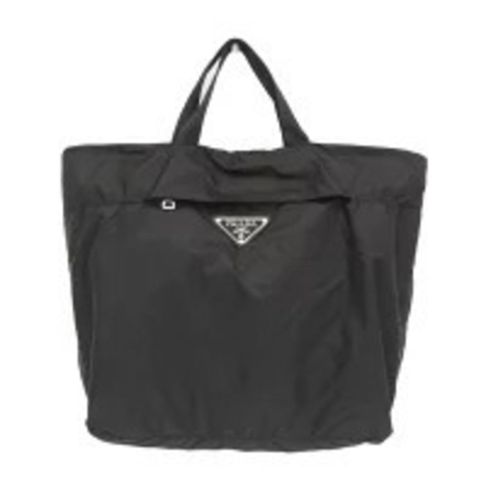 Prada Tessuto Shopping Tote Bag Black